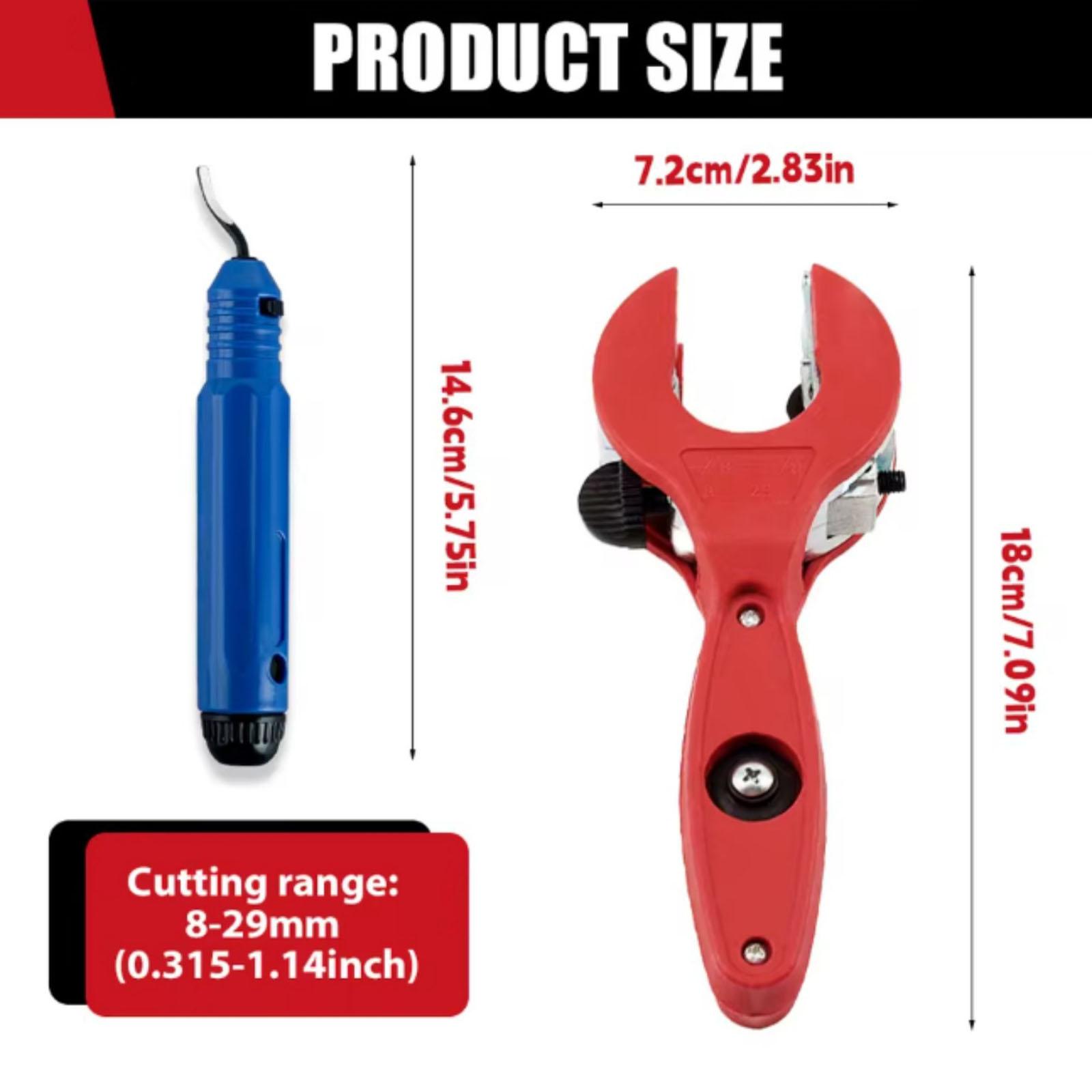 Pipe Cutter Ratchet - Accurate Cutting Ratcheting Tubing Cutter Zinc