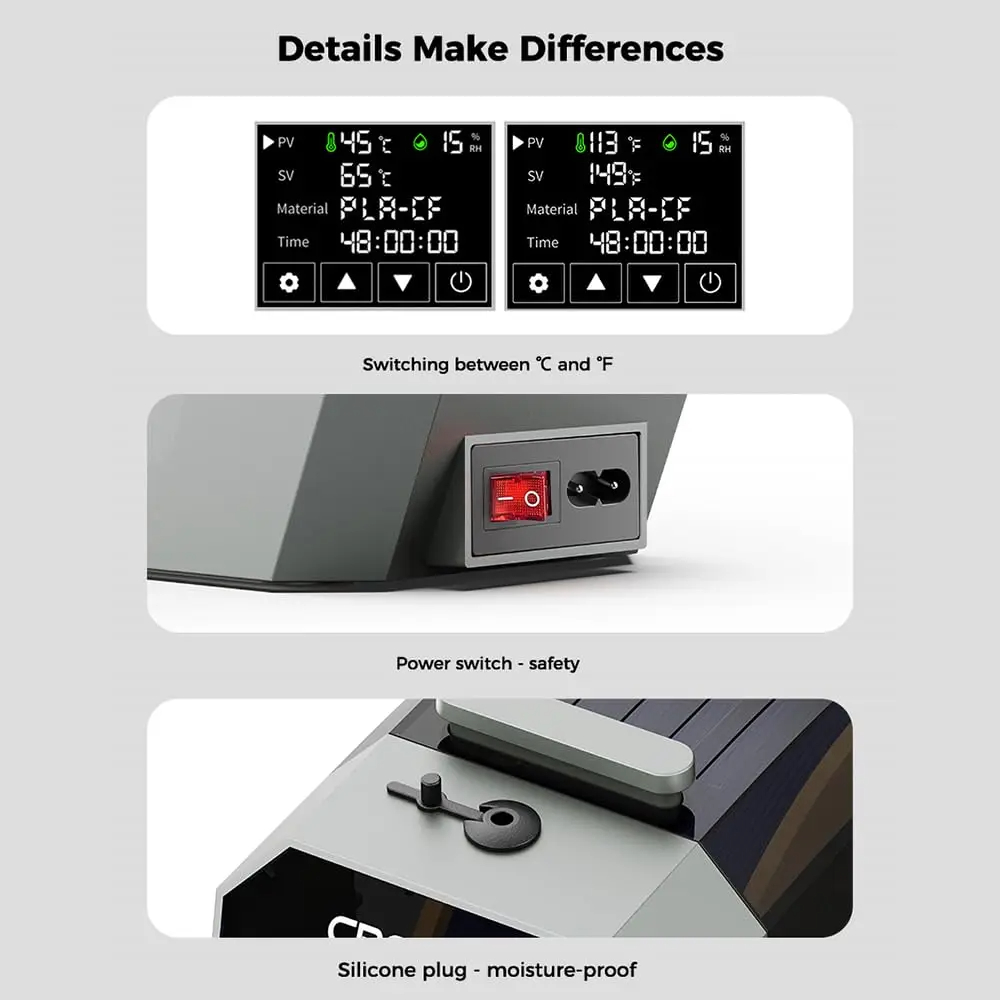 Creality Space Pi Filament Dry - Creality Printer Ender 3 V3 评论和价格