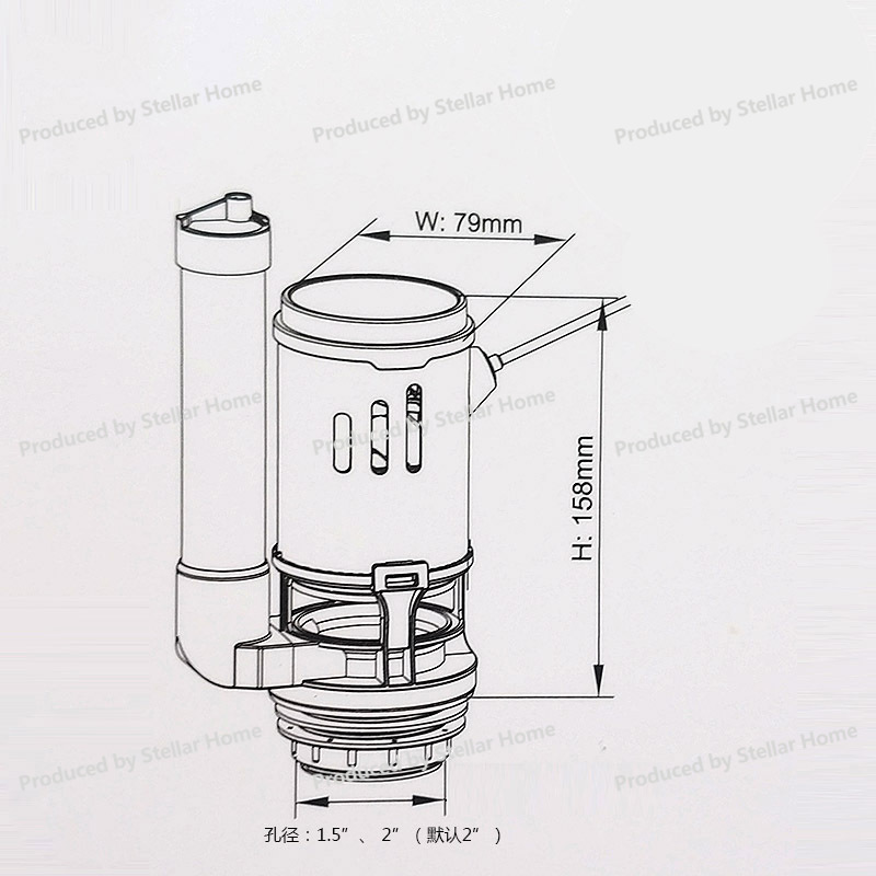 Front Wrench Type Wire Control - Toilet Fill Valve 评论和价格